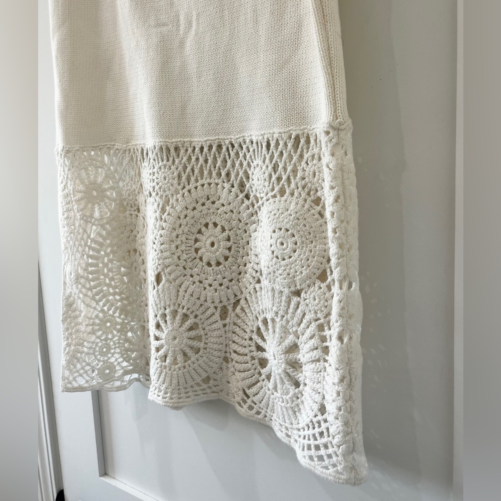House of Harlow 1960 Crochet Knit Midi Pencil Skirt NWOT Size Medium - Picture 6 of 9